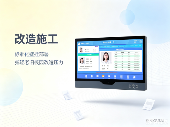品科电子班牌答疑：老旧教室改造布线复杂吗？安装难度高不高？