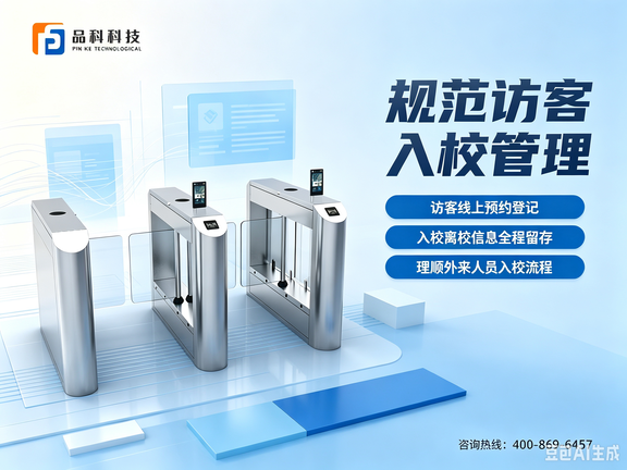细化访客入校管控 品科门禁落地合肥某中学