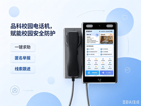 品科校园电话机，赋能校园安全防护